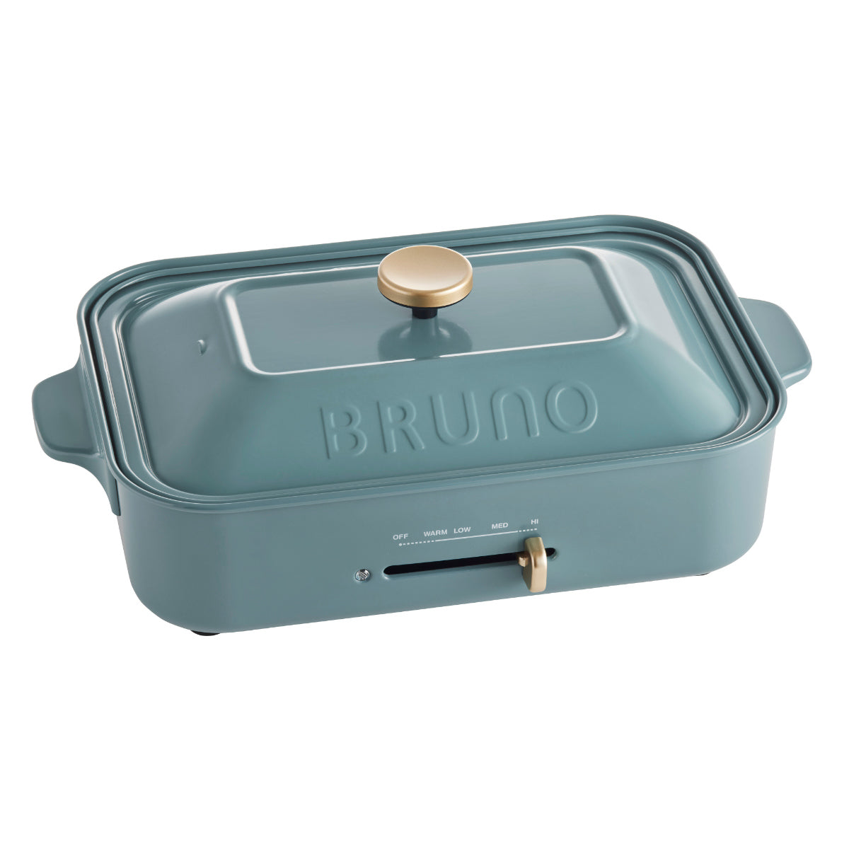BRUNO コンパクトホットプレート 限定カラー たこ焼きプレート付き 蓋