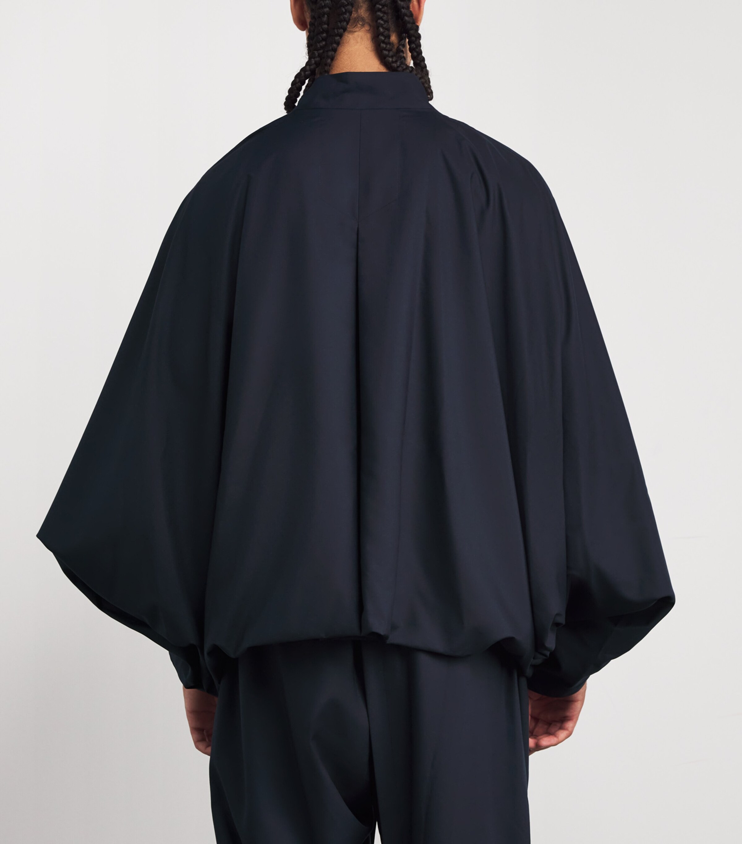 IM MEN Navy Swing Trapeze Jacket | Harrods US