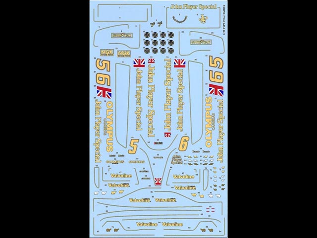 限定販売】タミヤRC ロータス79 ボディパーツセット ☆タバコ