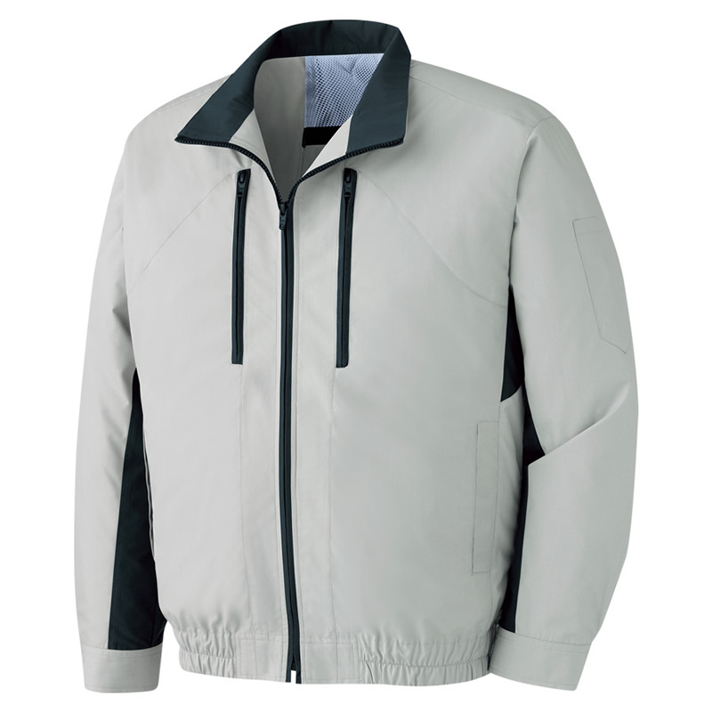 BLOUSON 長袖ブルゾン単体 WE61上 シルバーグレー - ミドリ安全の熱中対策