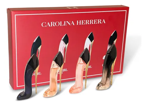 Perfume Carolina Herrera Good Girl Mini Shoe Gift Set 7ml X4