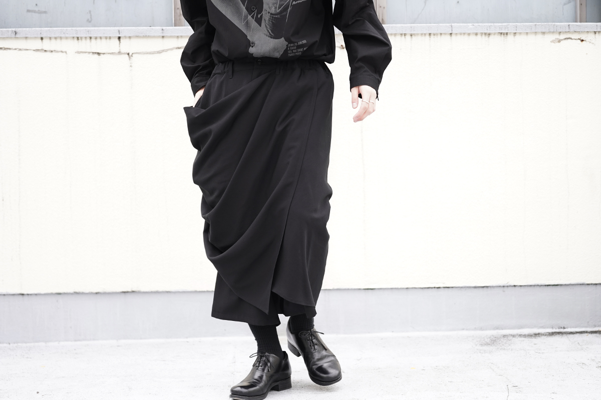 B YOHJI YAMAMOTO Drape Skirt Pants | HUES 福岡セレクトショップ