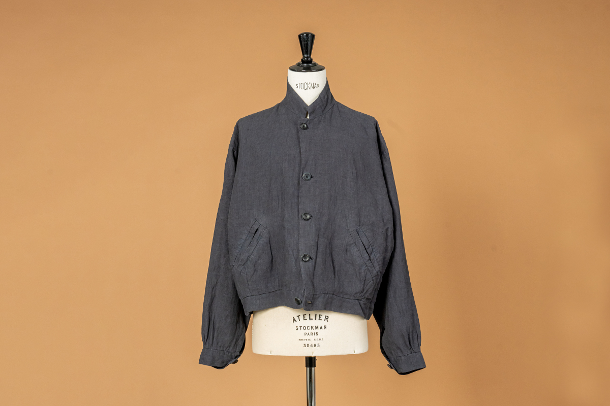 ジェフリー B.スモール リネンブルゾンジャケット | HUES 福岡セレクト