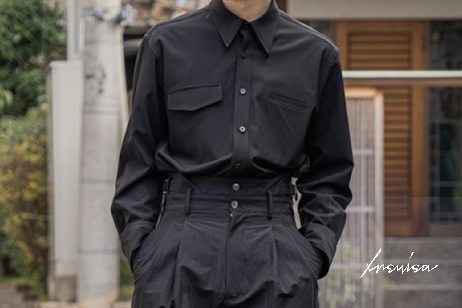 イレニサのフラップポケットシャツ | HUES 福岡セレクトショップ