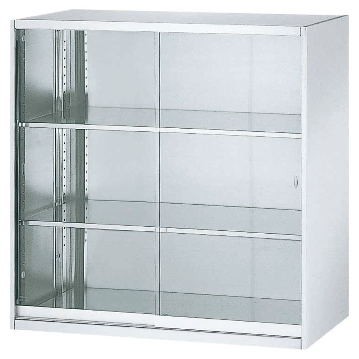ステンレス収納庫 SS型 ガラス引戸型 SS-09G｜ダイシン工業