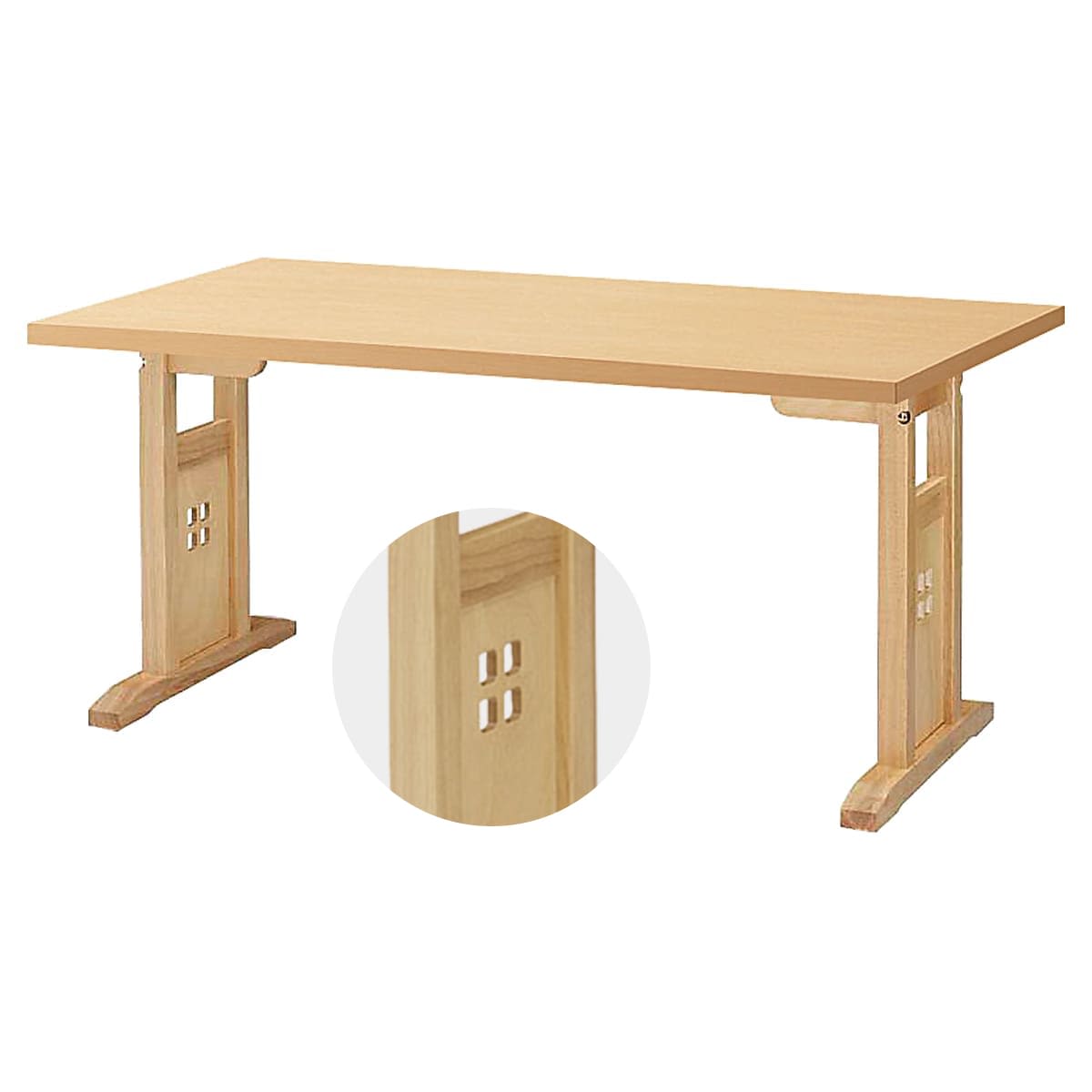 和風高座卓 HK脚（ソリ脚タイプ）｜ハストネットの和風テーブル