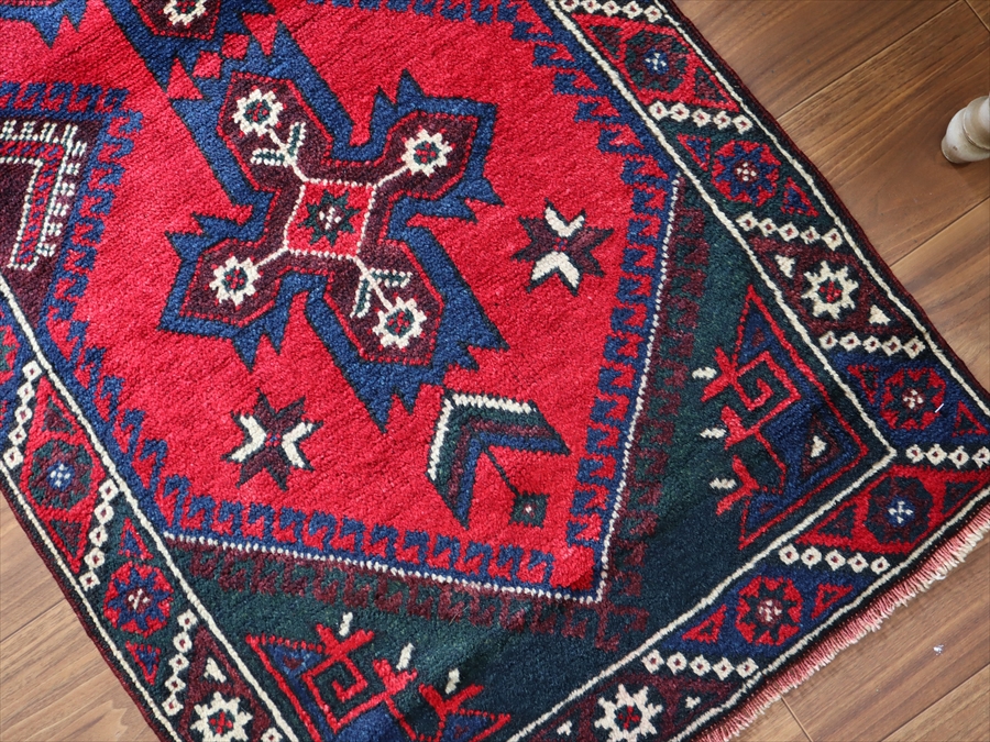 トルコ絨毯 ヴィンテージラグ 133×70cm ドゥシュメアルトゥ / ガラタ