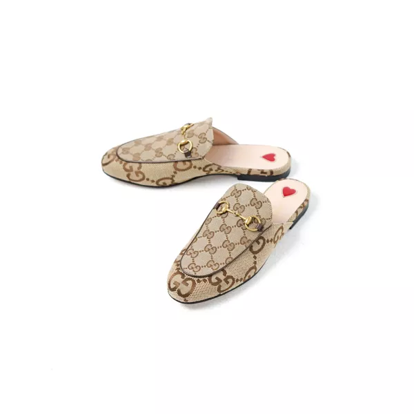 Sandal GUCCI GG JUMBO BEIGE MULE SANDAL 100% ORIGINAL | HYPESNEAKER.ID