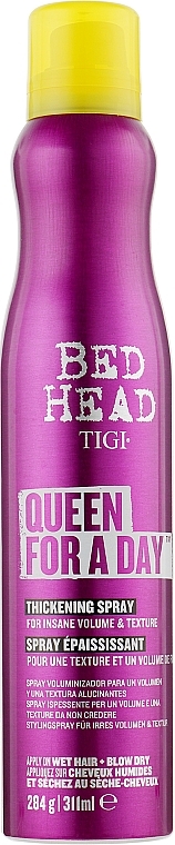 Tigi Bed Head Queen For A Day Thickening Spray for Insane Volume