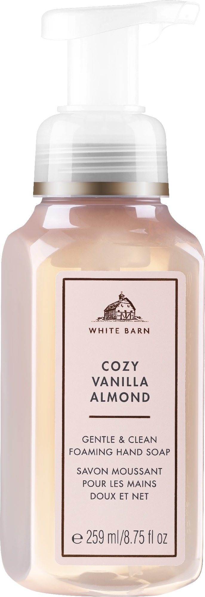 Bath & Body Works Cozy Vanilla Almond Gentle Clean Foaming Hand