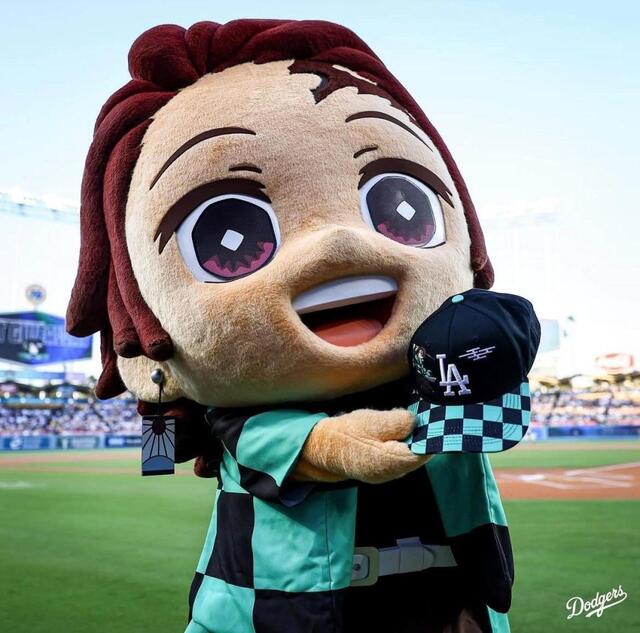 日本非売品＆超希少】鬼滅の刃 × LAドジャース コラボキャップ 炭治郎
