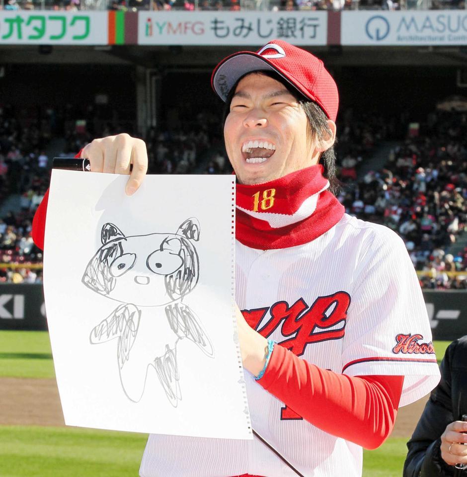 前田健太 マエケン画伯 ロングt＆ソックス 前田健太 マエケン画伯