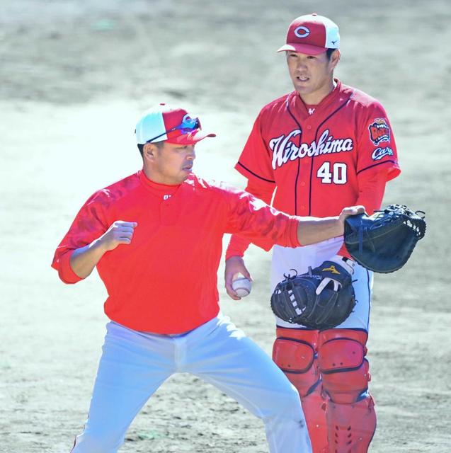 新コーチに聞く】石原コーチ、正捕手への近道は観察力/広島カープ/野球