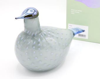 Oiva Toikka Pilvikki City of Vantaa Special Rare Art Glass Bird