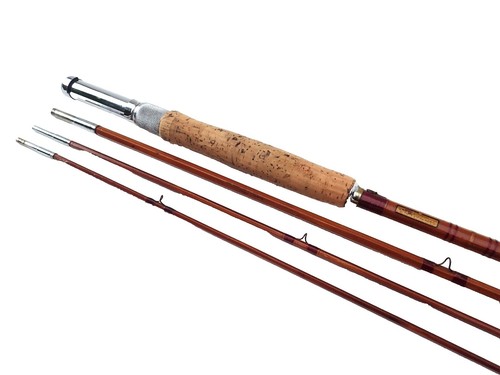 Vtg Montague Split Bamboo Fly ＆Lure Rod Antique Montague Split