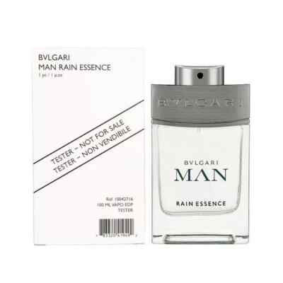 Bvlgari Man Rain Essence Men 3.4 oz 100 ml Eau De Parfum Spray