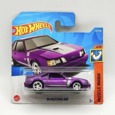 Hot Wheels Short Card 2022 Super Treasure Hunt 84 Ford Mustang SVO