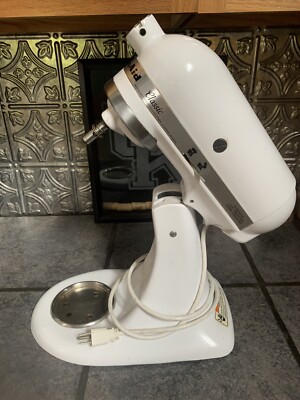 KITCHENAID CLASSIC STAND MIXER Model K45SSWH White | eBay