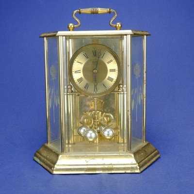 Vintage WHT Quartz S. Haller Anniversary Clock Germany w/W993
