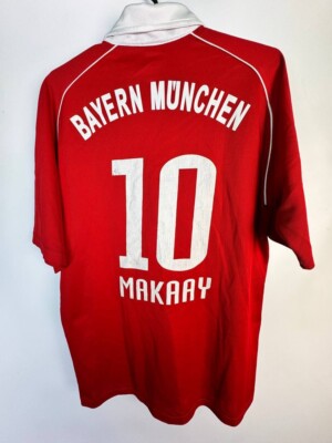 2005-06 Bayern Munich adidas Home Shirt Makaay #10 MEDIUM 565117