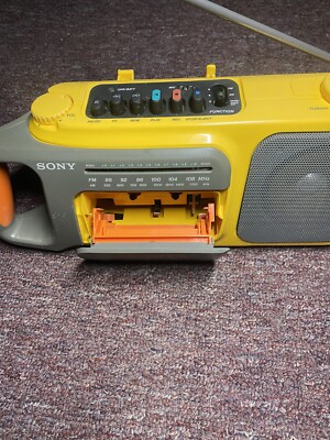 Retro￼ Sony Sports Portable Radio Cassette CFM-104 | eBay