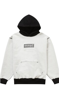 Supreme Inside Out Box Logo Hooded Sweatshirt Hoodie BLACK SIZE