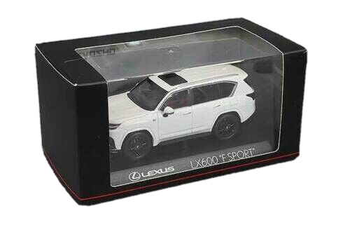 1/43 Lexus LX600 F Sport LHD White Nova Diecast Model Car by