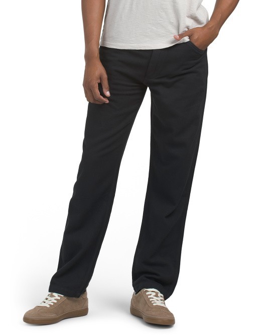 Buck Mason Twill Field Pant Black Brushback | eBay