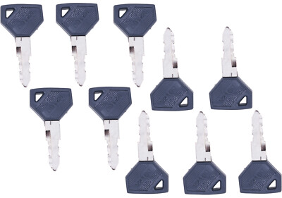 10) Ignition Keys 198360-52160 for Yanmar and John Deere Tractor