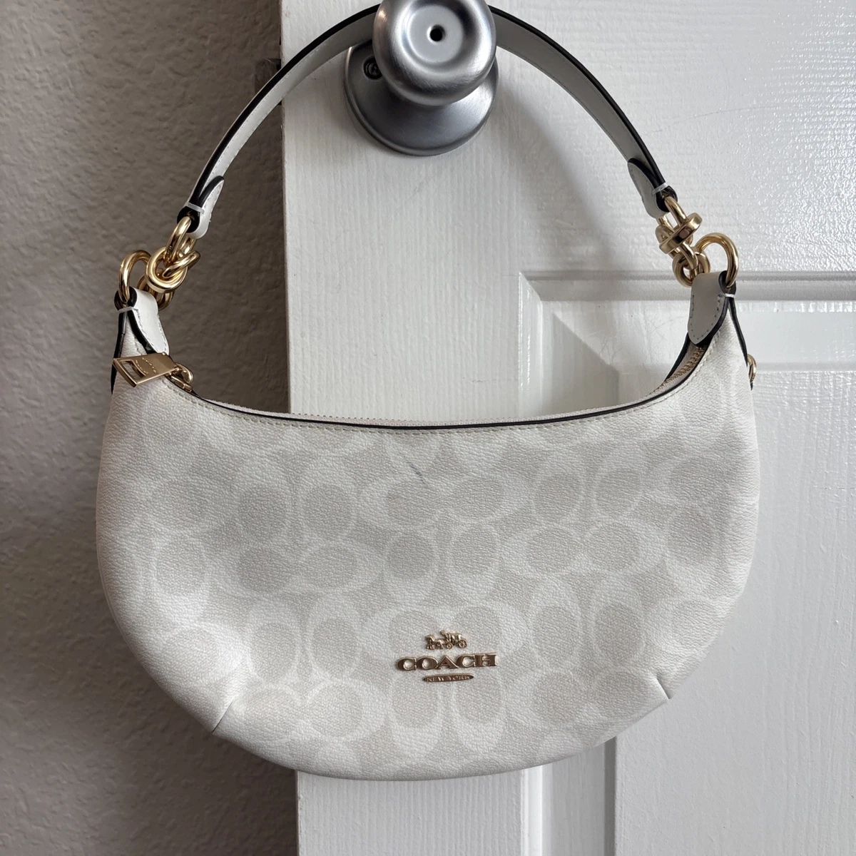 Coach ショルダーバッグ ホワイト バッグ & ハンドバッグ 女性用 | eBay