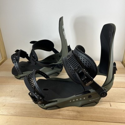 Union Force (Team HB) Snowboard Bindings Used Size L Army Green