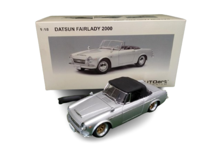 1/18 AUTOart Datsun Fairlady 2000 Silver w/ Box From Japan Model