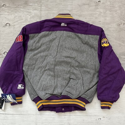 Vintage NEW W/ Tags 90s NBA Starter LA Los Angeles Lakers Wool