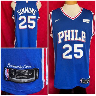 Philla Philadelphia 76ers Ben Simmons #25 NBA basketball jersey