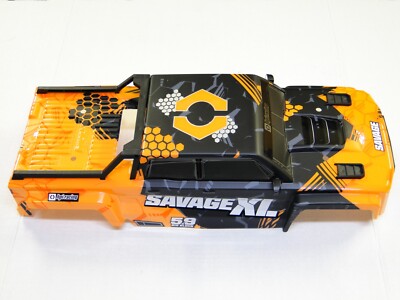 NEW HPI SAVAGE XL 5.9 RTR Body Factory Painted ORANGE +Decals