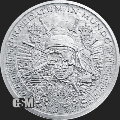 Pieces of Eight A Predator World Silver Shield 1 oz .999