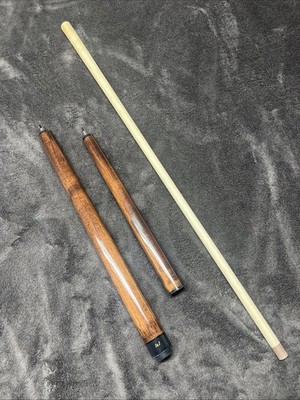 J&J Dark Brown Stained Jump Break Cue 20 Ounces Free U.S. Shipping
