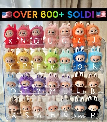 CHOOSE YOUR LETTER Labubu V4 Pin for Love A-Z Popmart Authentic V1