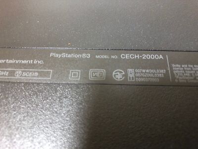 Sony PlayStation 3 (120GB) Charcoal Black (CECH-2000A) | eBay
