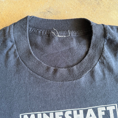 70s - 80s VINTAGE THE MINESHAFT NYC GAY & LEATHER BAR T-SHIRT SZ M