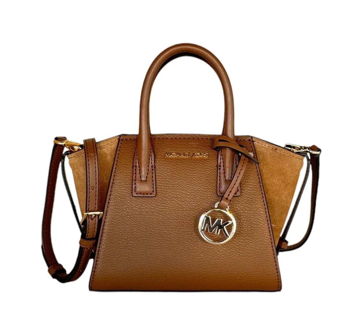 Michael Kors Avril XS MINI Satchel Shoulder Crossbody Bag Brown