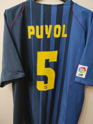 FC BARCELONA 2004-2005 Puyol 5 camiseta shirt trikot maillot