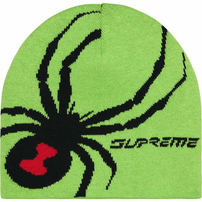 Supreme Spyder Beanie Green | eBay