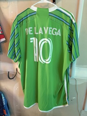 Men's Seattle Sounders FC Pedro de la Vega adidas Green 2024