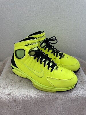2012 Nike Zoom Air Huarache 2K4 Volt Neon Black KOBE Bryant 511425