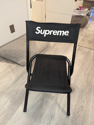 Supreme X Coleman Folding Chair SS15 - Black Collector Rare
