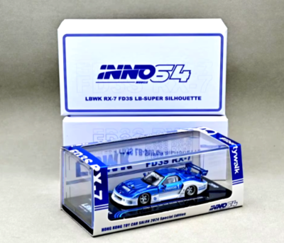 Chase! Inno64 1:64 Mazda RX7 LB-SUPER SILHOUETTE Hong Kong Toy Car