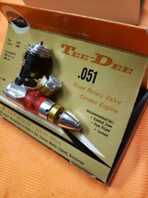 Cox .051 - COX engine - COX Tee Dee 0.051 In Case - NIB - No. 200