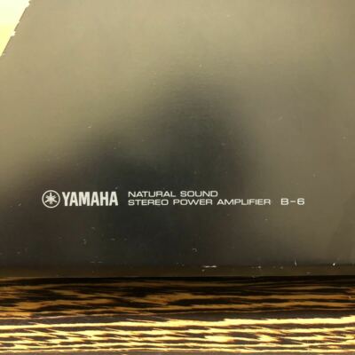 YAMAHA B-6 B6 Power Amplifier Amp for Audio Sound Working Used