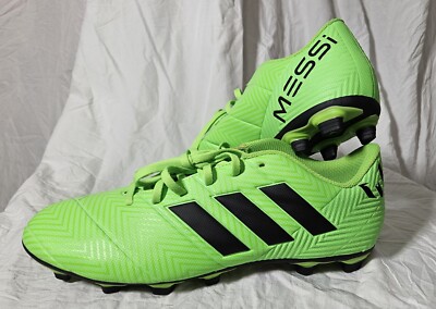 Adidas Nemesis Messi 18.4 FXG Soccer Cleats Football Shoes Neon